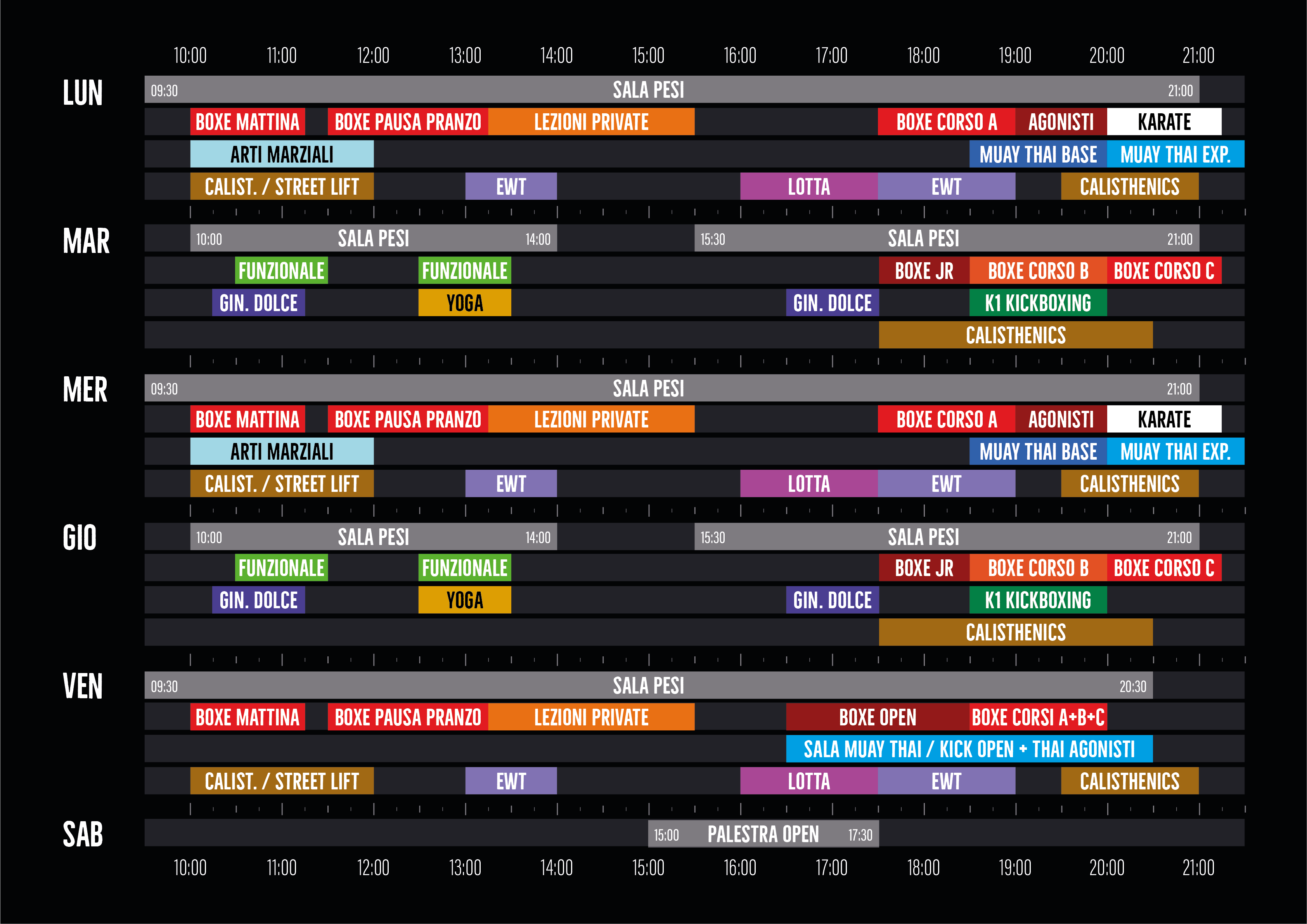 programma corsi